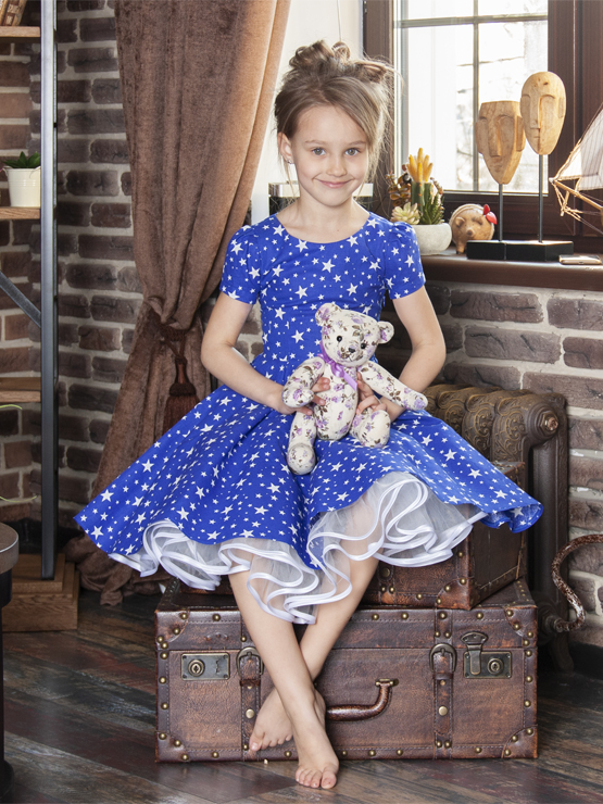 Детское платье в стиле Стиляг с подъюбником