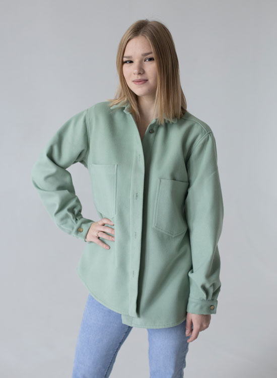 картинка Куртка рубашка олива от магазина Одежда+